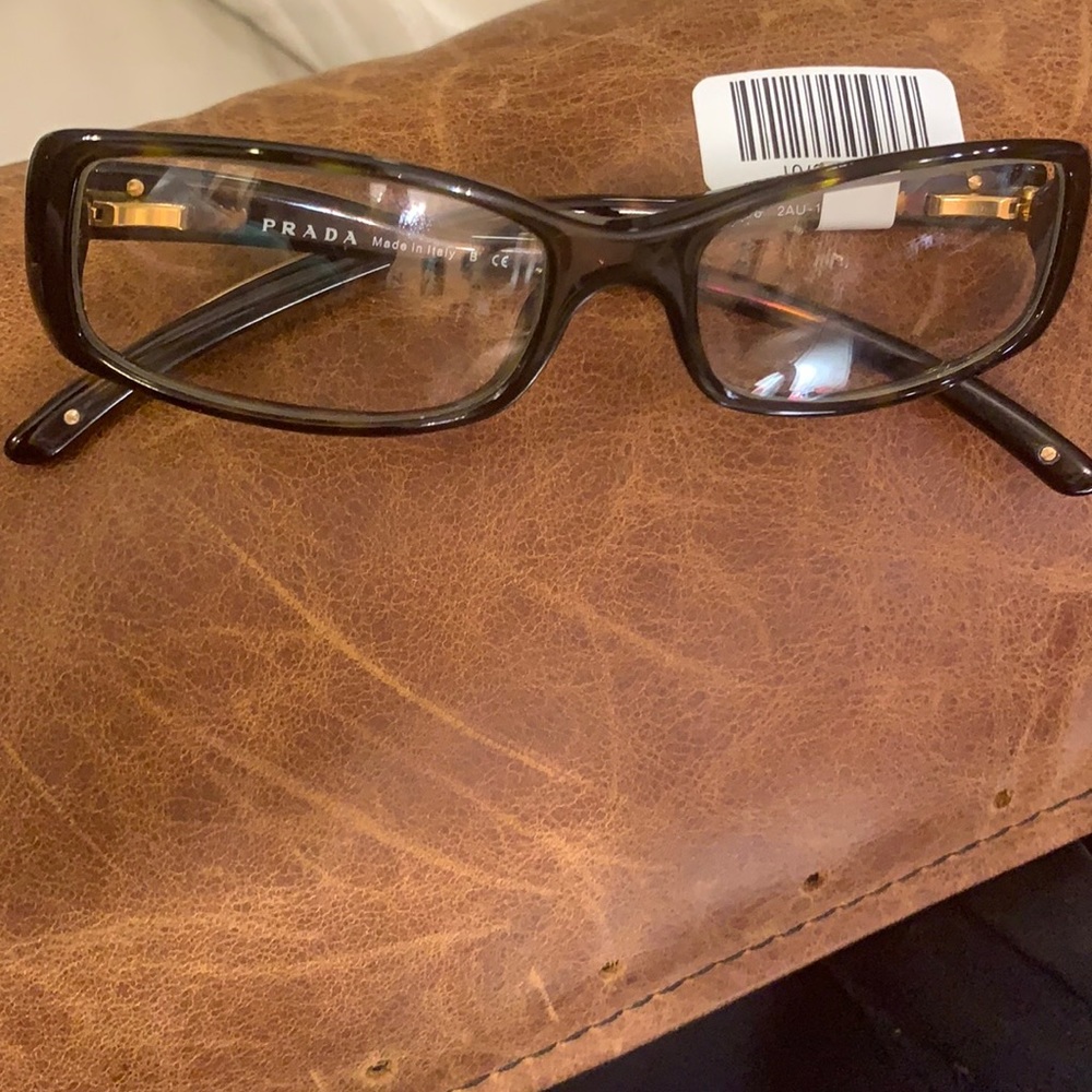 🔥 🕶 NWT Authentic Prada Havana VPR06M 2AU-101 tag 335 PR09MV space 2AU 101 - Picture 5 of 9